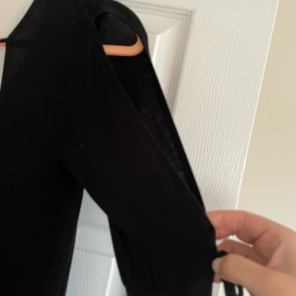 Comfortable black mini dress - Picture 5 of 5